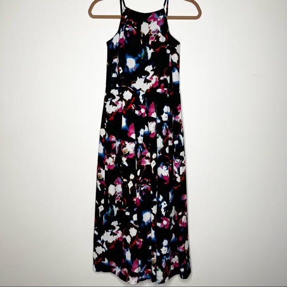 1. State Jumpsuit Romper Floral Culotte Black Colorful - Picture 3 of 13